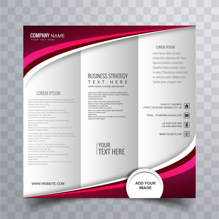 Буклет шаблон