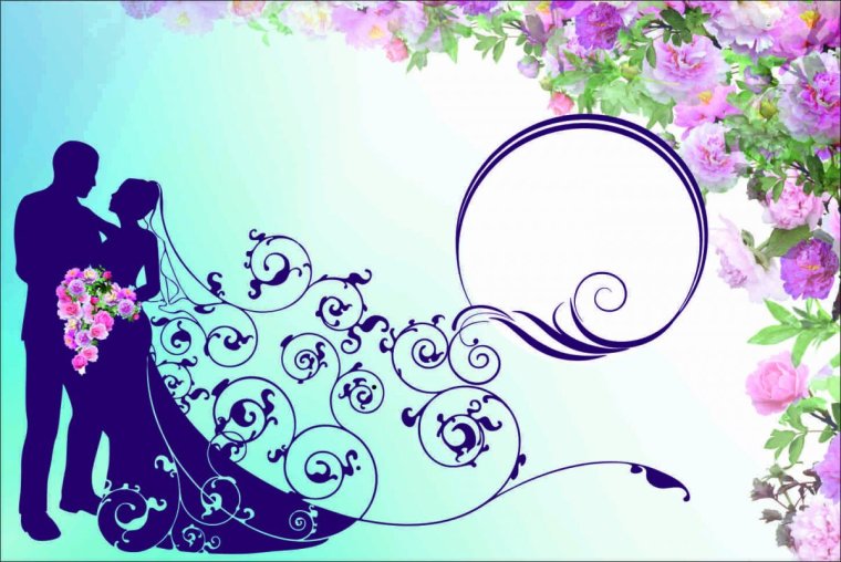 Фон для пригласительных на свадьбу