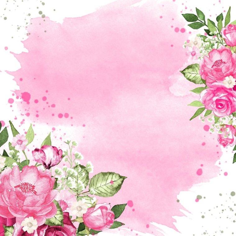 Цветочные геометрические рамки