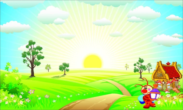 Фон детский сад