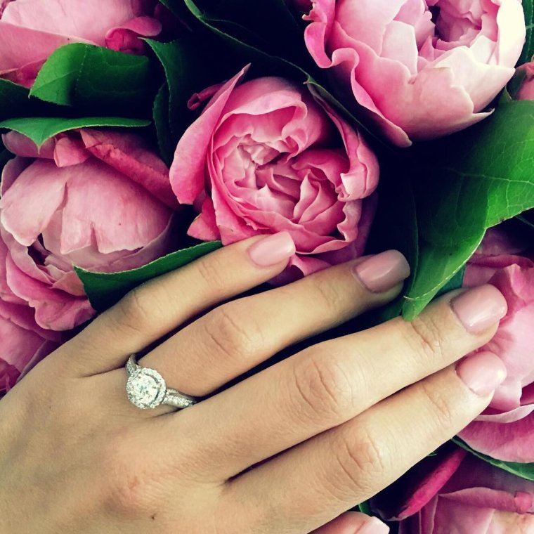 Букет с кольцом предложение