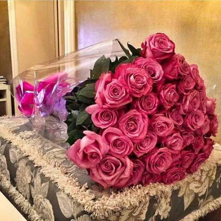 Шикарный букет в руках