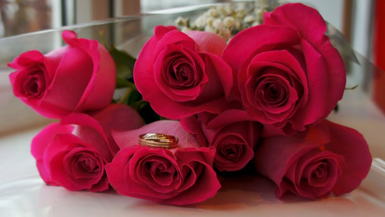 Кольцо цветы