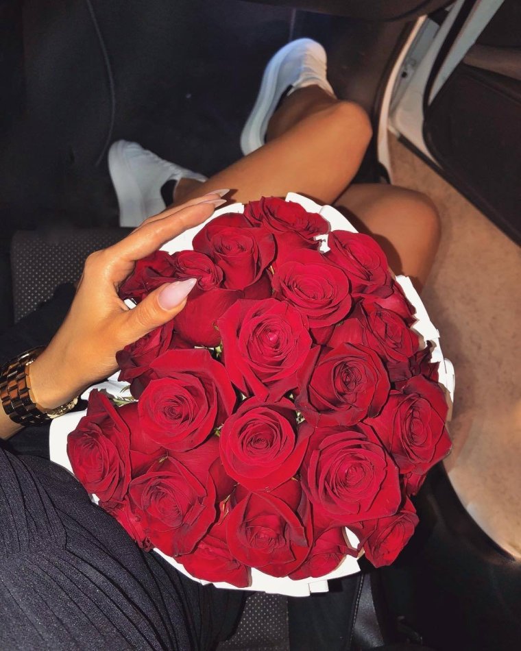 Цветы с запиской