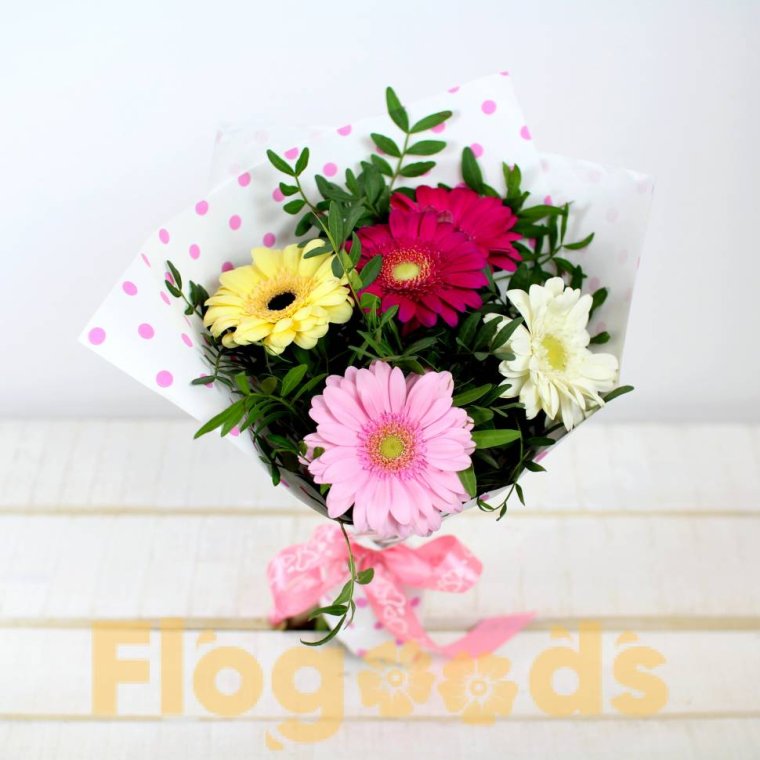 Букет мини гербер