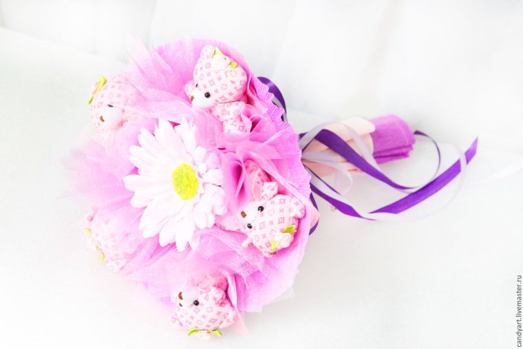 Красивый букет для маленькой девочки