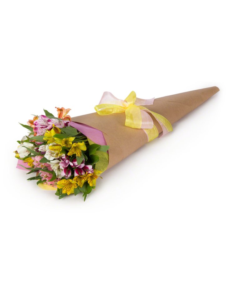 Упаковка цветов в бумагу