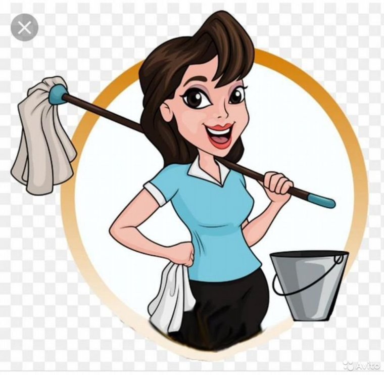 Уборка иллюстрация