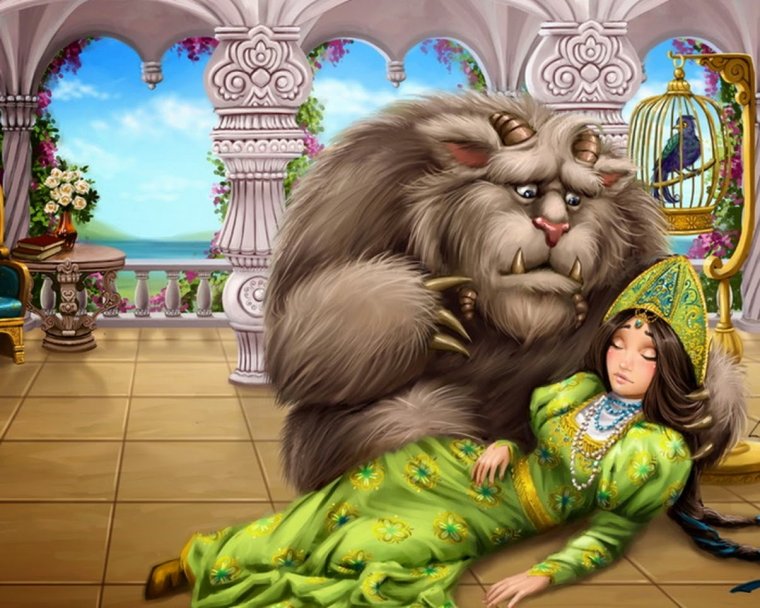 Художник Лиа Селина Аленький цветочек