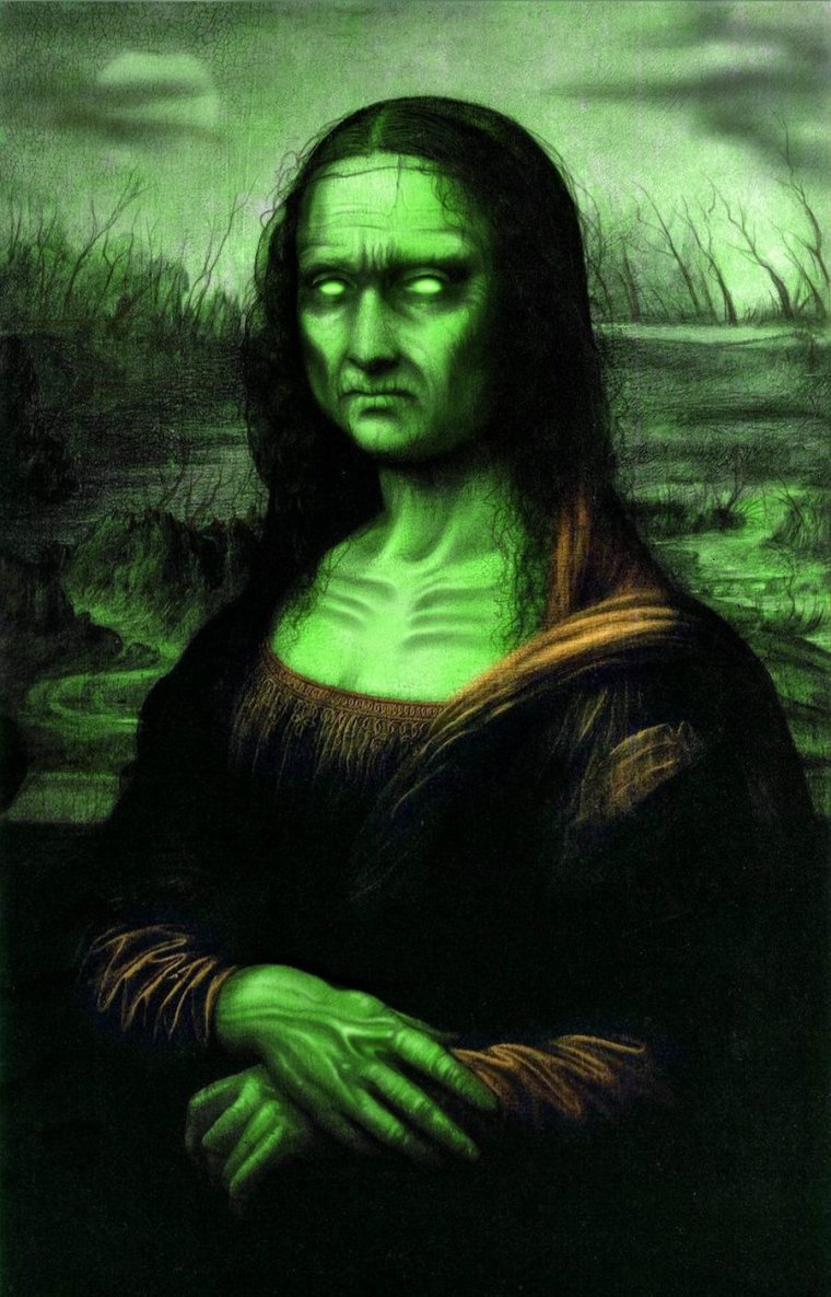 Новогодняя Мона Лиза