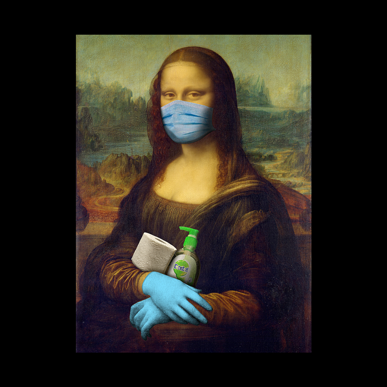 Мона Лиза с сигаретой