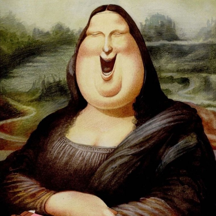 Мона Лиза Джоконда смешные