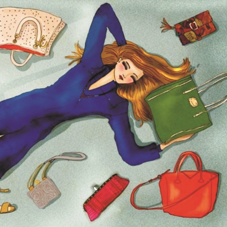 Женская сумка юмор