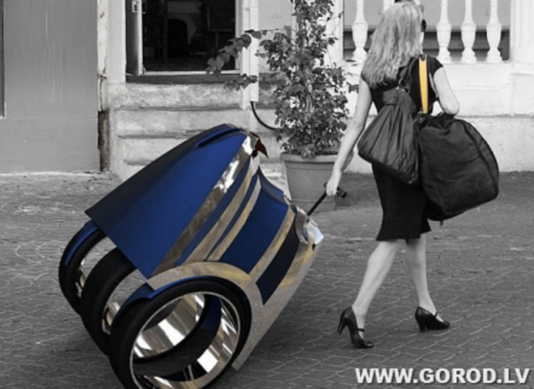 Смешные сумки на колесах