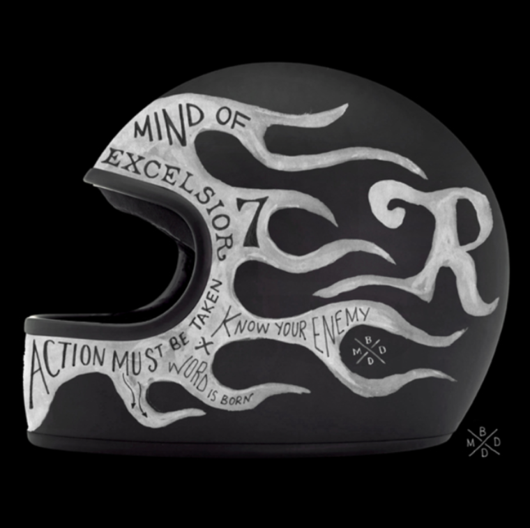 Трафареты на шлем для мотоцикла