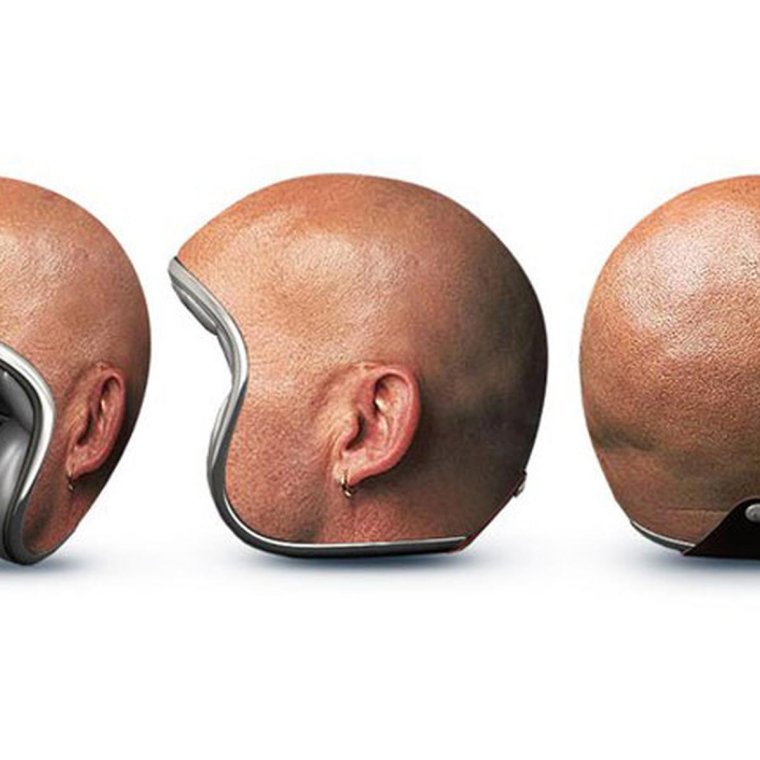 Шлем в виде головы