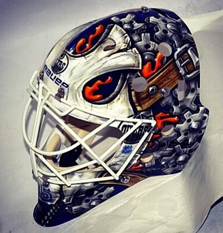 Хоккейный шлем вратарский акула