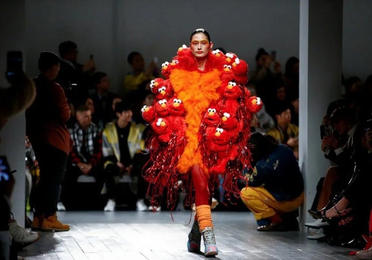 Рик Оуэнс показ мод в Париже 69