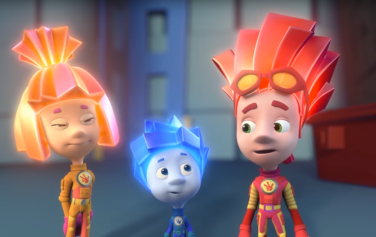 Фиксики Симка Нолик Папус и Мася