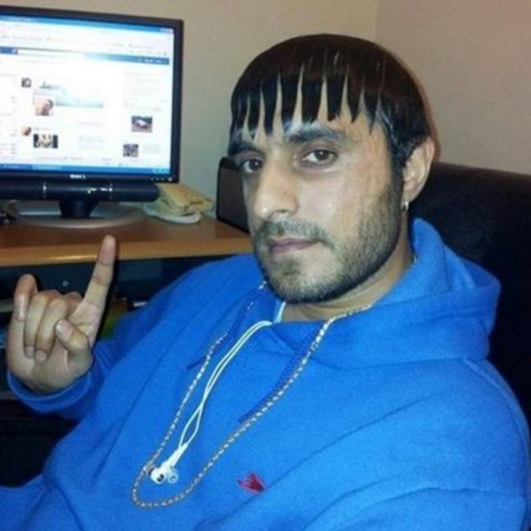 Прическа челочка