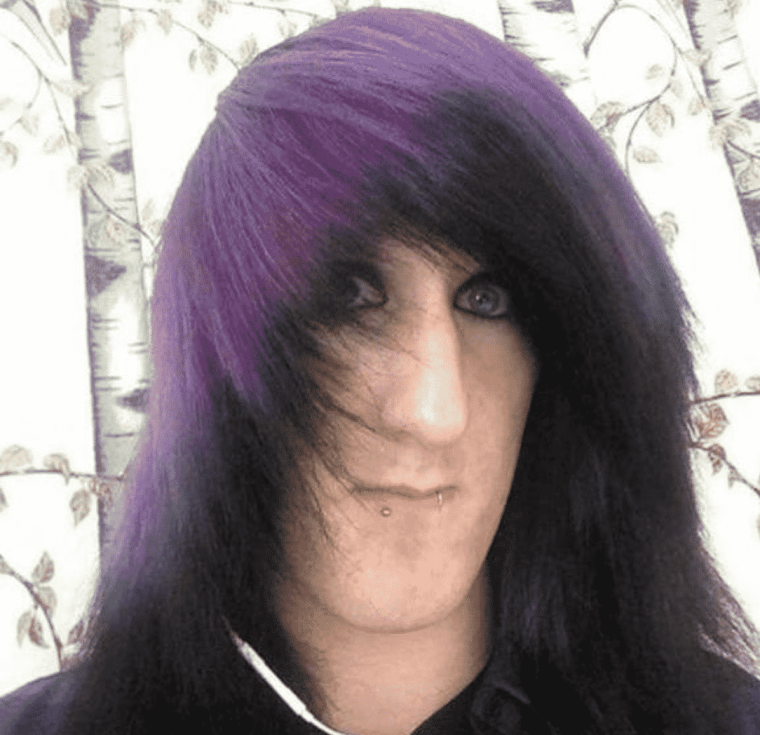 Прическа с пробором смешная