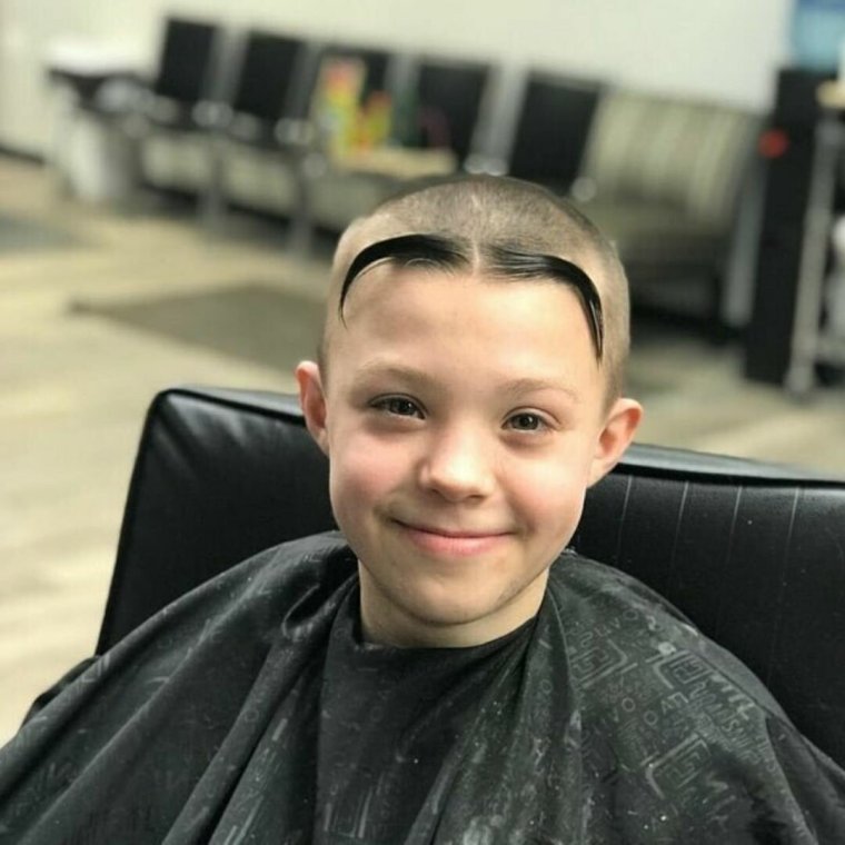 Накладная челка для мужчин