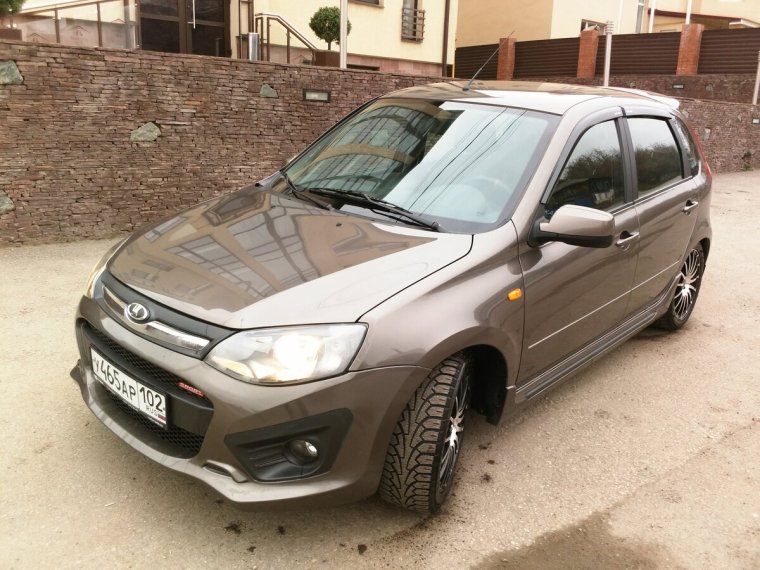 Калина спорт 2 синяя тонировка