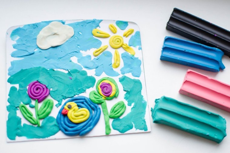 Лепка из пластилина в старшей группе лето