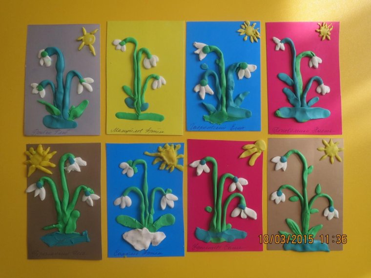 Аппликация клумба