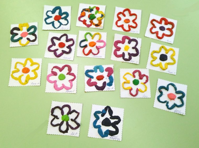 Лепка рельефная декоративная (изразцы) «чудо-цветок» (и.а.Лыкова