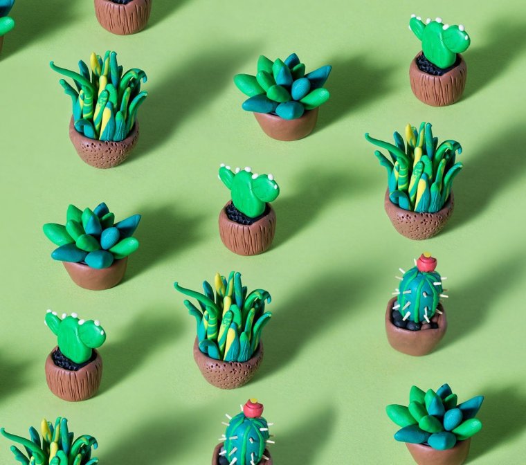 Лепка пластилинография