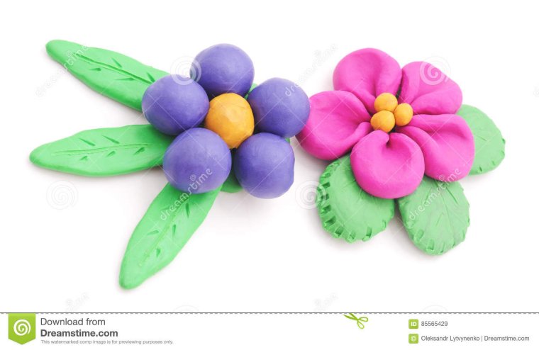 Нарцисс из пластилина