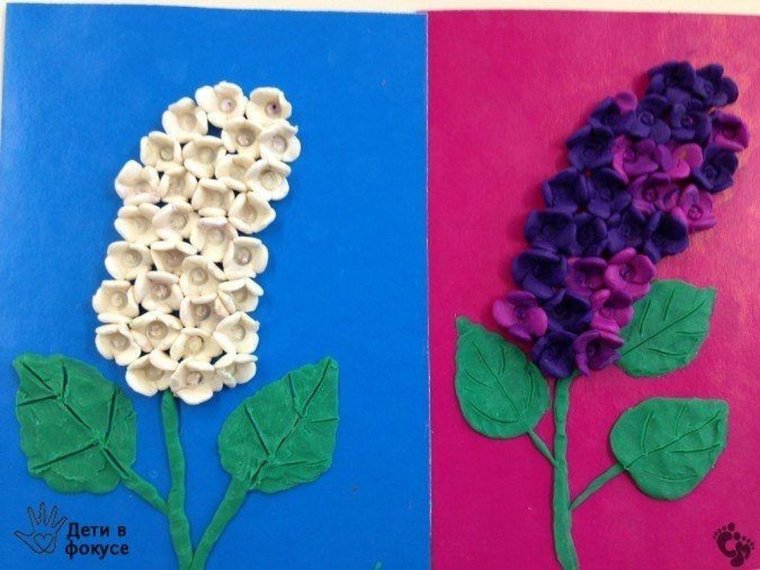 Жостовский поднос пластилинография