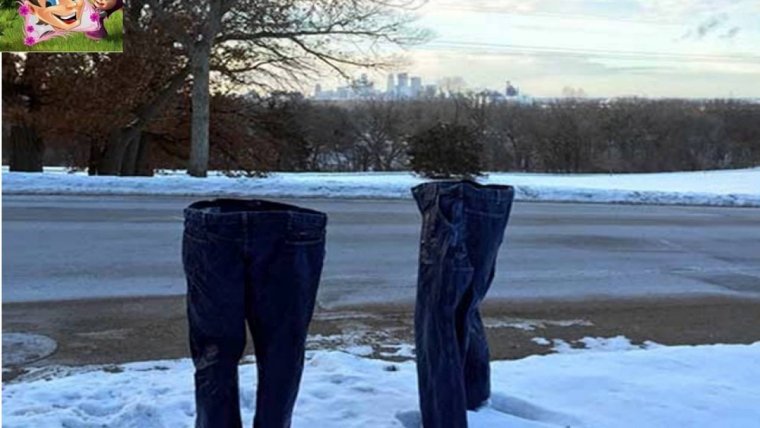 Стоячий в штанах