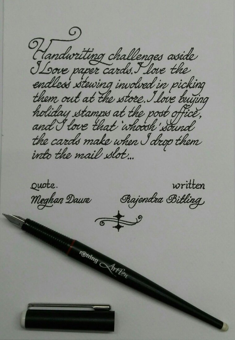 Красивый почерк на английском