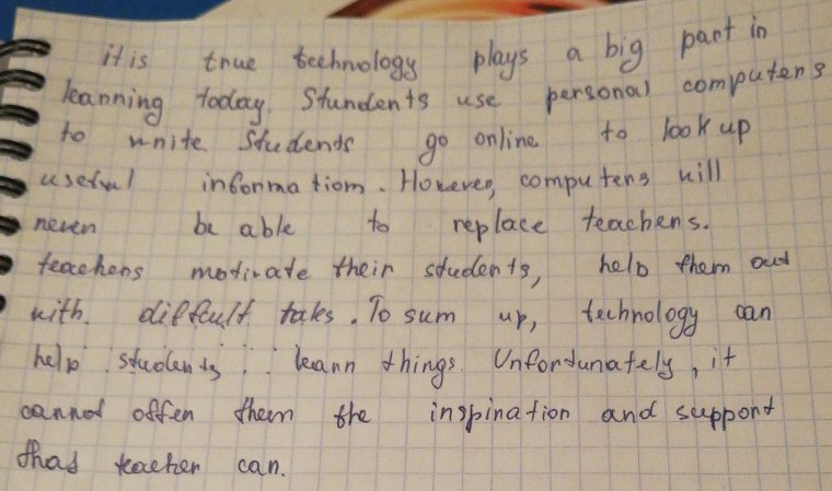 Английский почерк