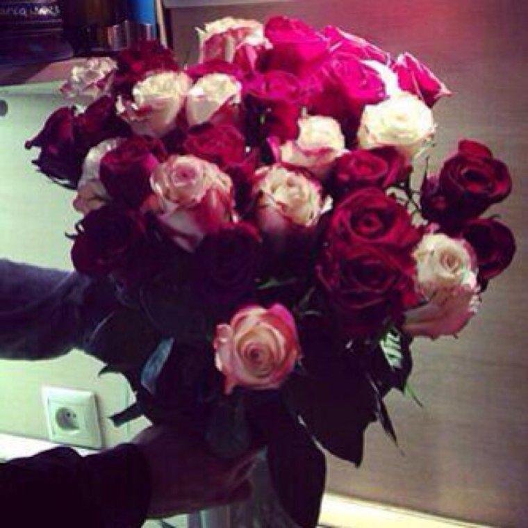 Букет от любимого мужчины