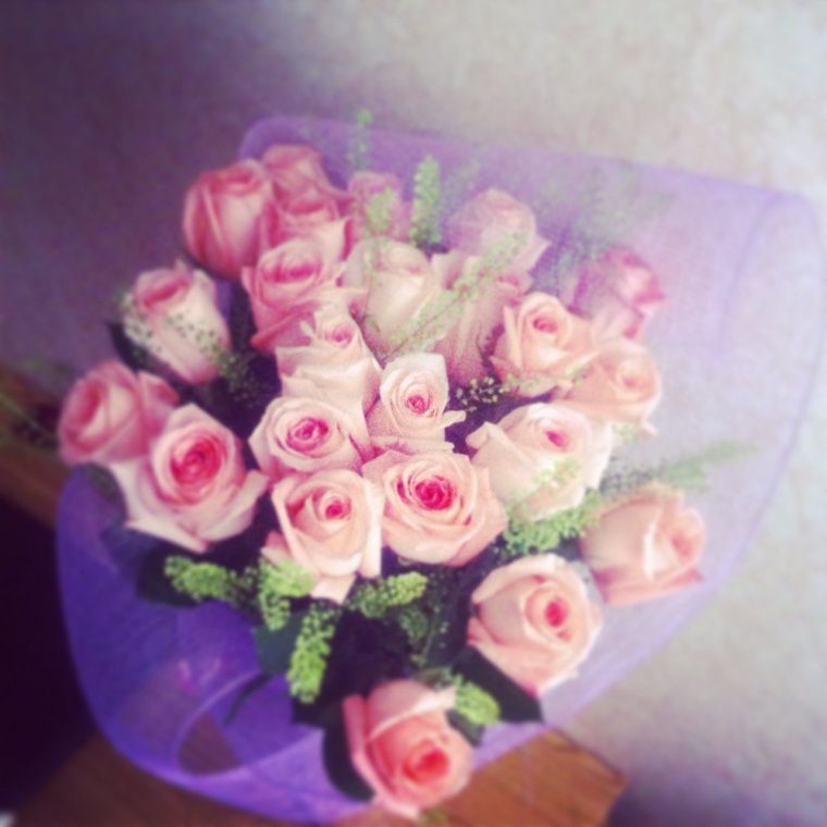 Цветы букет селфи