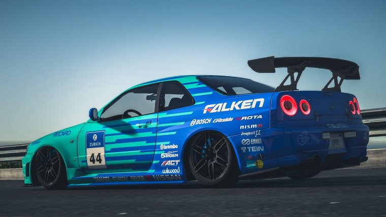 Винил на ГТР р34