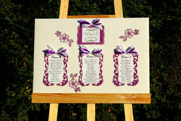 План рассадки гостей