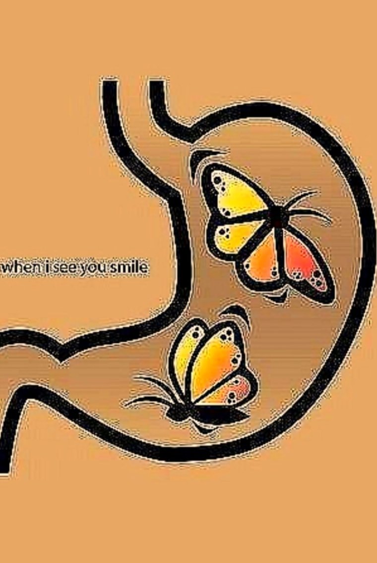 Бабочки в животе на аву