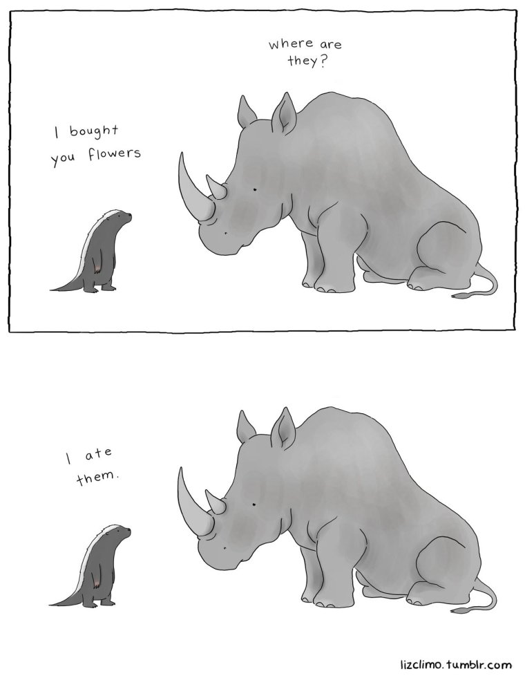 Милые комиксы про животных