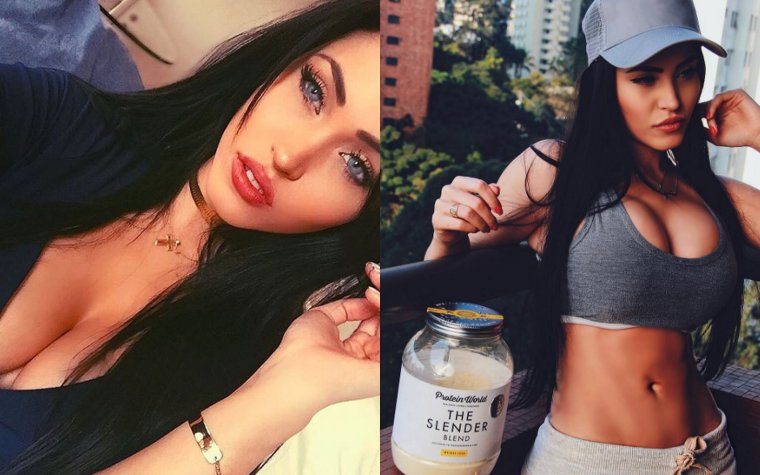 Девушки Инстаграм с большим бюстом