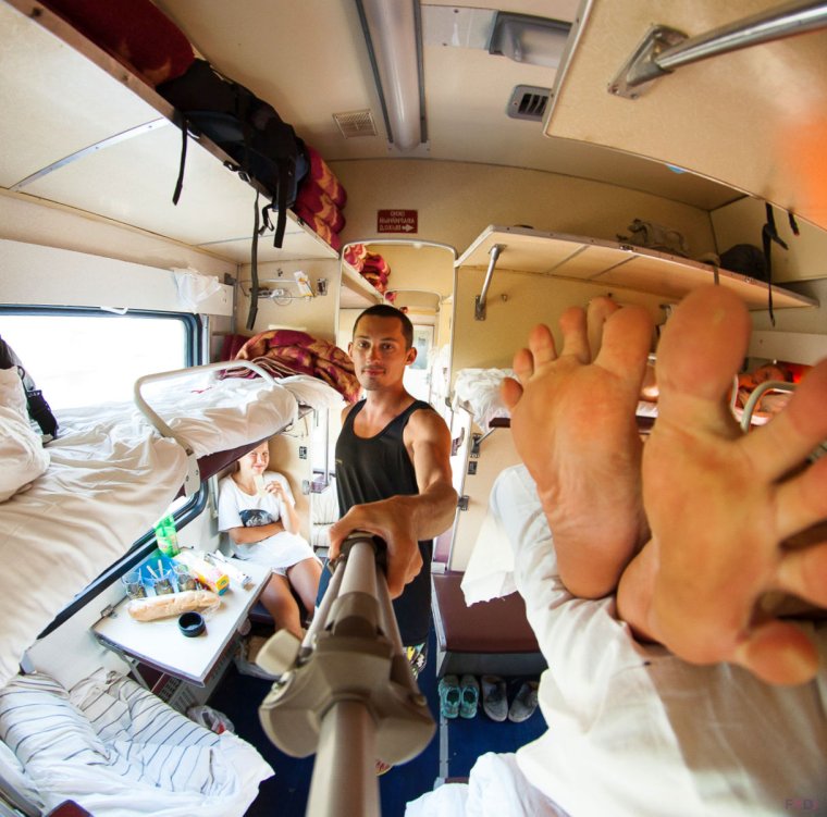 Плацкарт в поезде