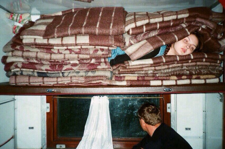 Одеяло в поезде