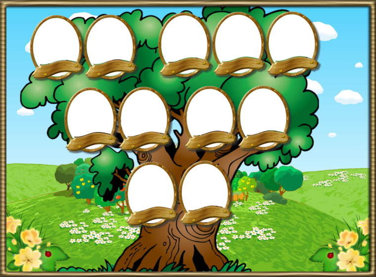 Родословное дерево шаблон