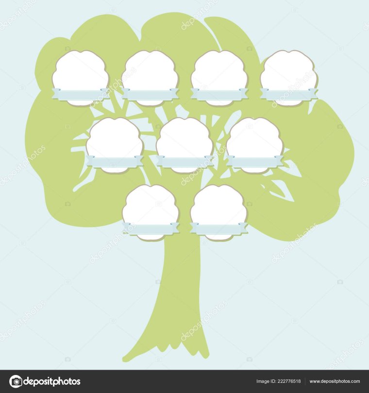 Генеалогическое дерево сверху вниз или снизу вверх