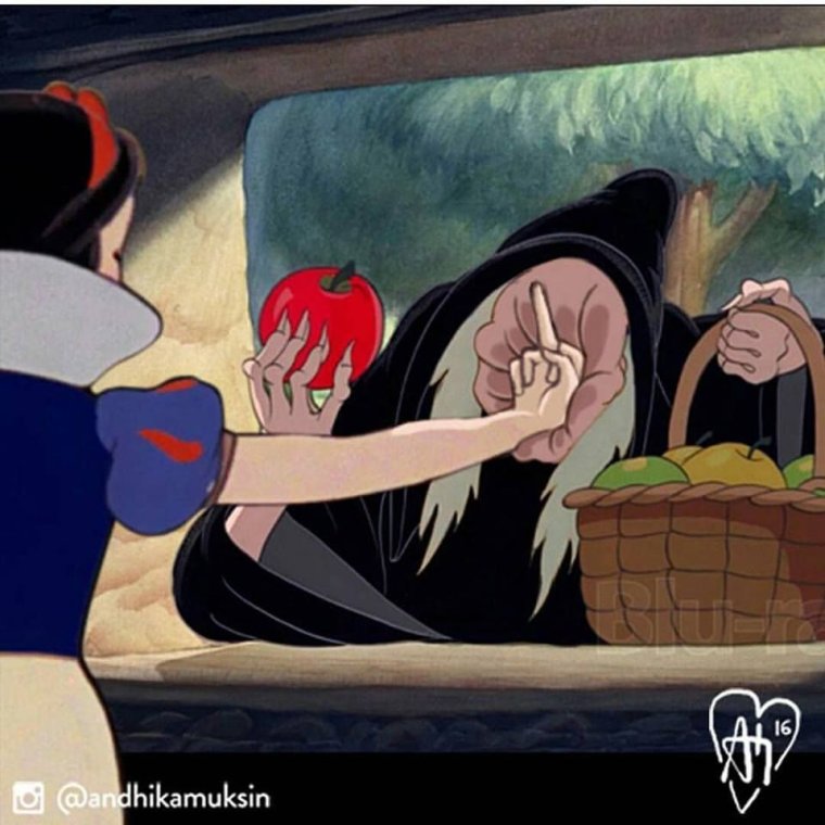 Диснеевские принцессы с факом