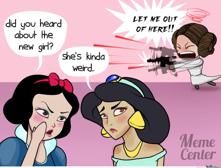 Шутки про Диснеевских принцесс