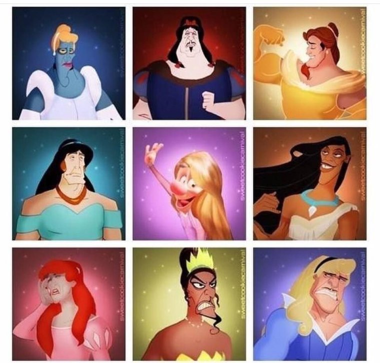 Смешные Диснеевские принцессы